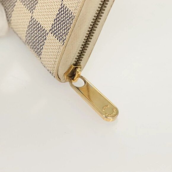 LOUIS VUITTON Damier Azur Zippy Coin Purse N60138 LV Auth 129059 - Picture 9 of 16